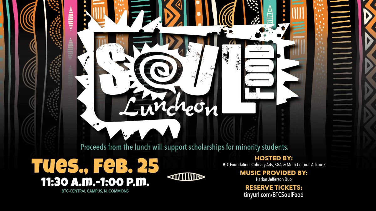Soul Food Luncheon, sponsored by Blackhawk Technical College